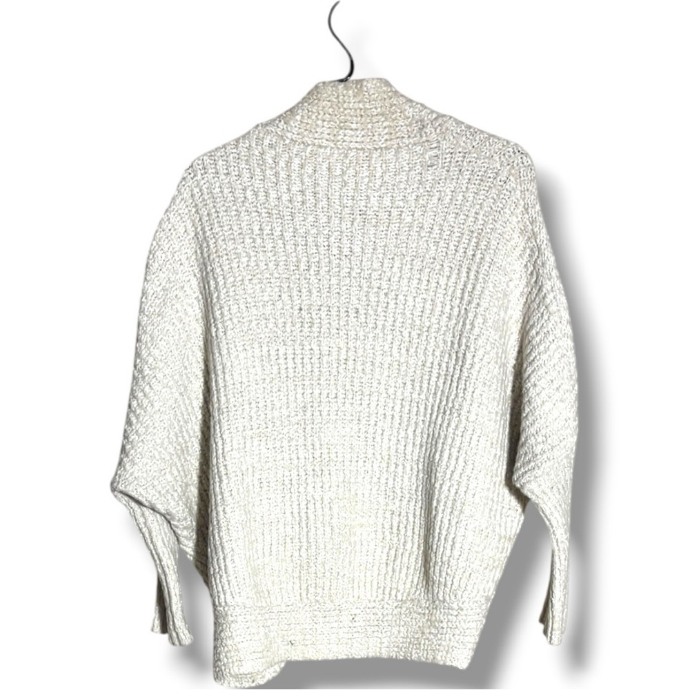 Windsor Elegant Cream Women's Knit Dolman Sleeve Cozy Oversized Cardigan - Picture 10 of 15